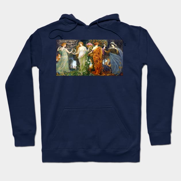 The Masque For the Four Seasons - Walter Crane Hoodie by forgottenbeauty